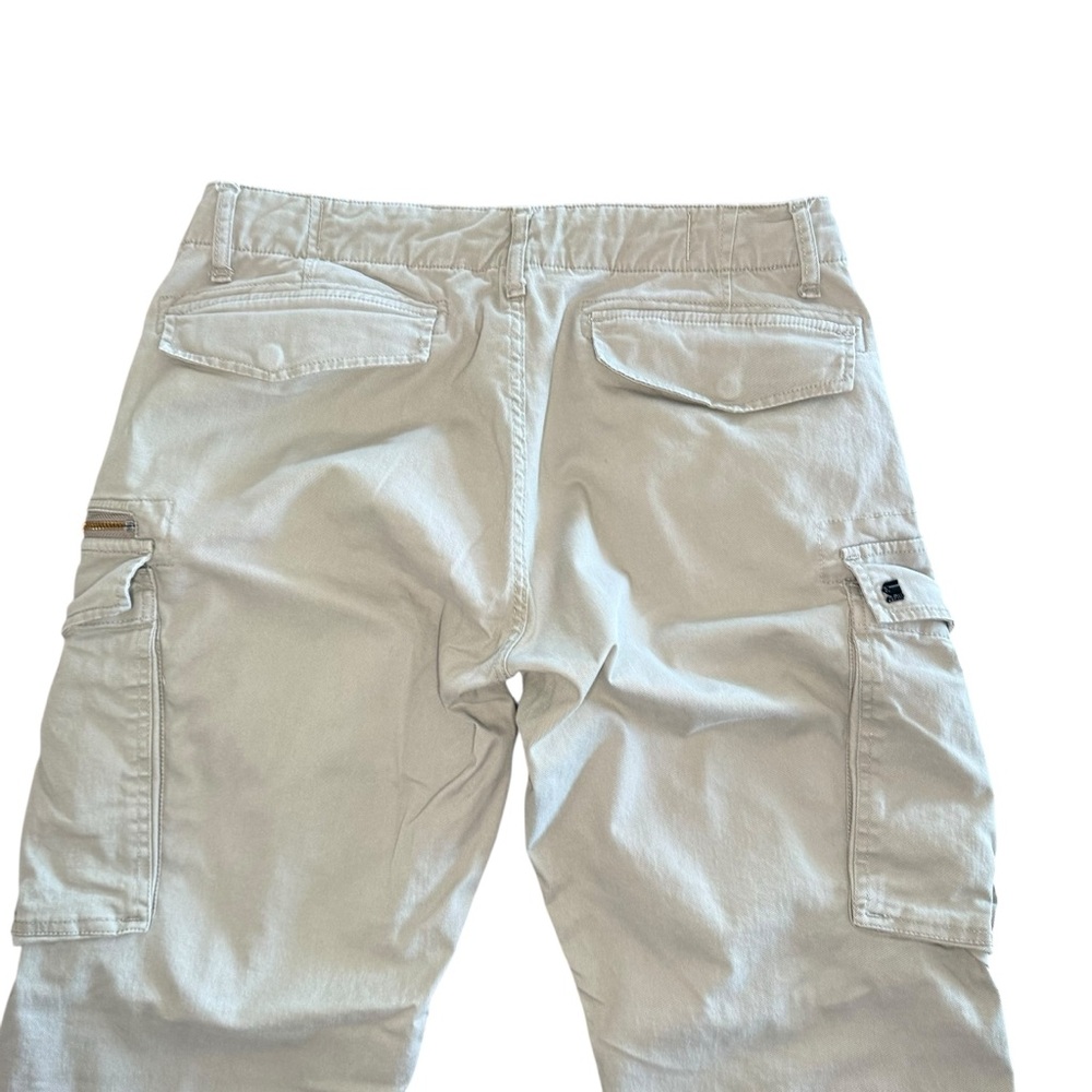 G-Star Raw Light Tan Cargo Straight Leg Pants Men Trouser Size 34 - Picture 6 of 13